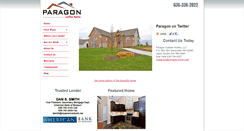 Desktop Screenshot of paragonhomesmo.com